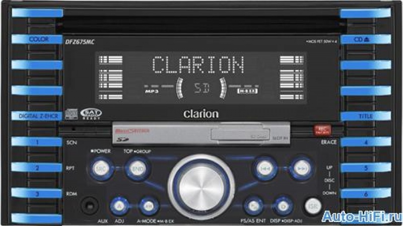 CLARION DFZ667MC     •SD-card  •MP3 •AUX