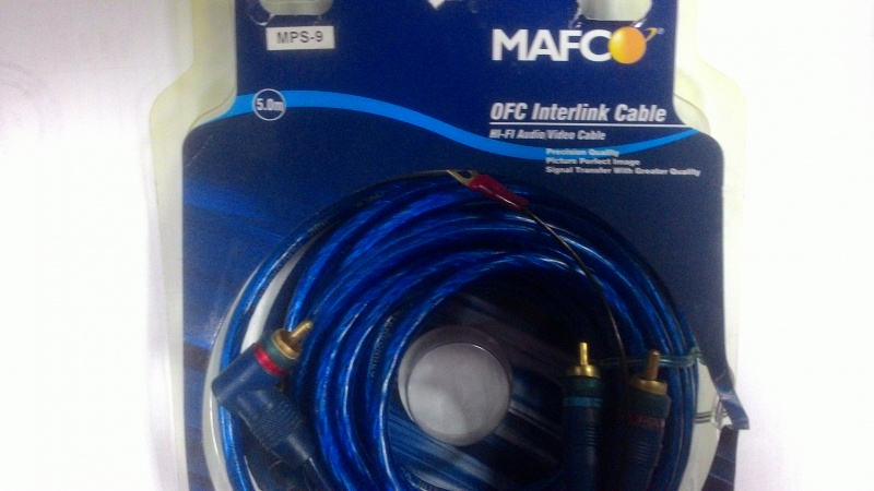 HI-FI RCA CABLE Audio/Video (-Y)  MAFCO MPS-9